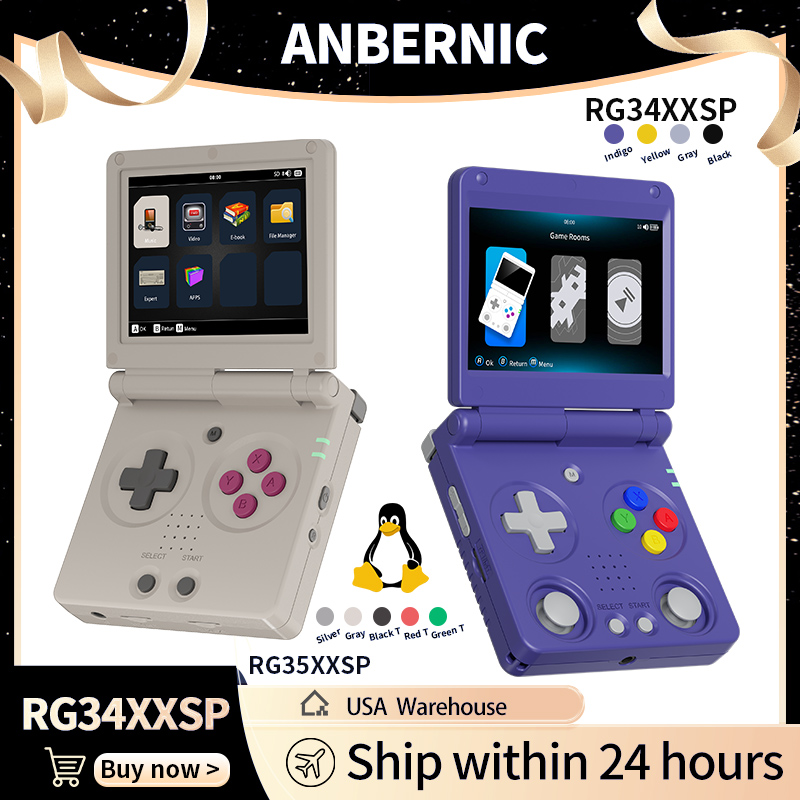 Gaming Console Handheld Retro - Anbernic RG34XXSP RG35XXSP Consola de juegos