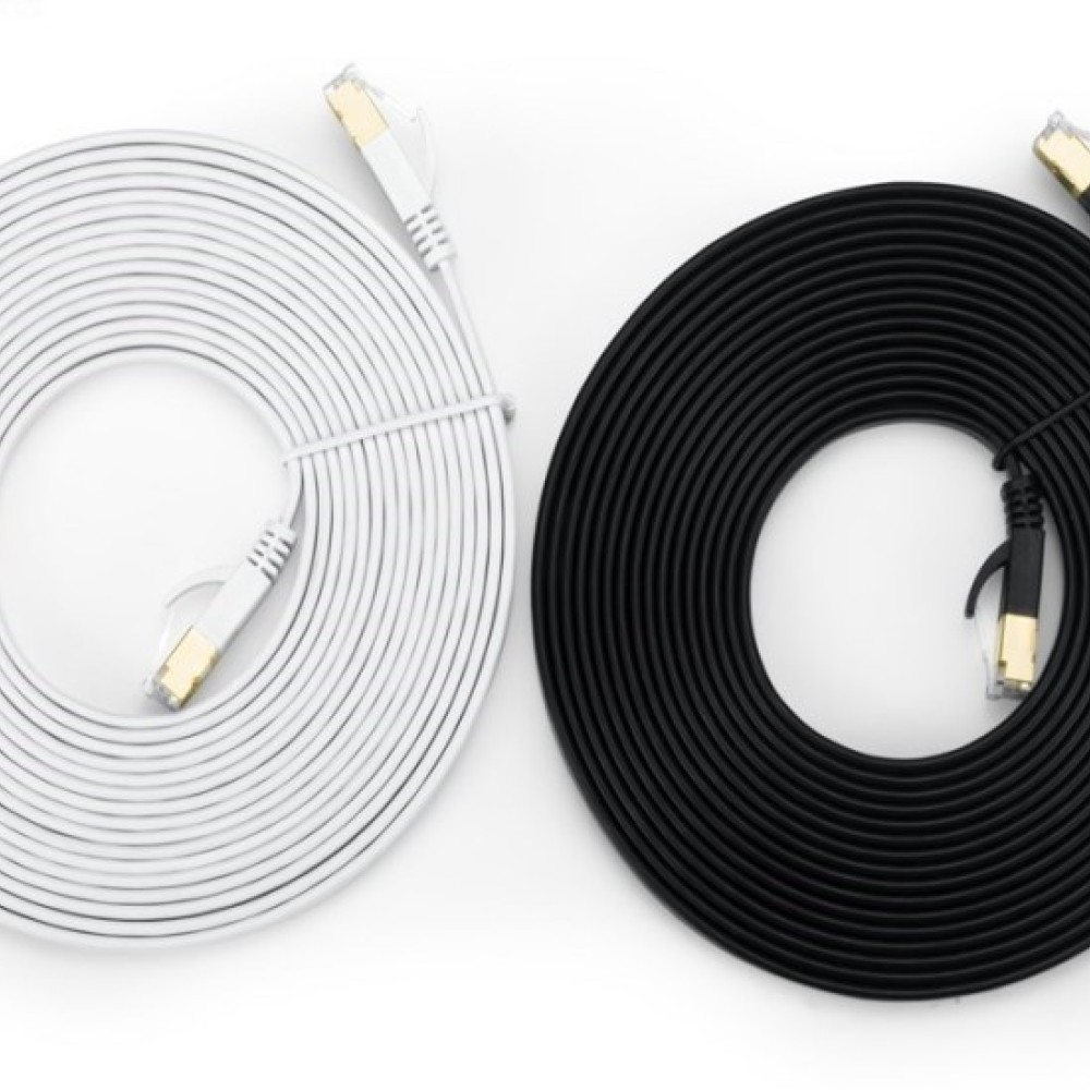 Lan Cable Gaming - Cable de red plano Cat7 de