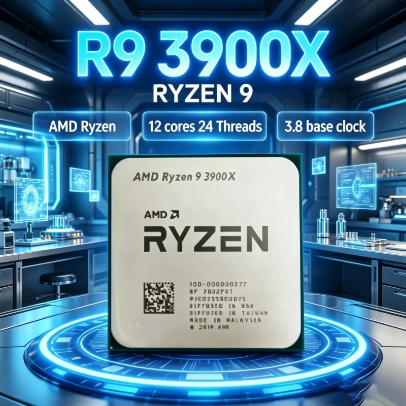 Gaming Console Cabinet - Procesador AMD Ryzen 9 3900X Desbloqueado