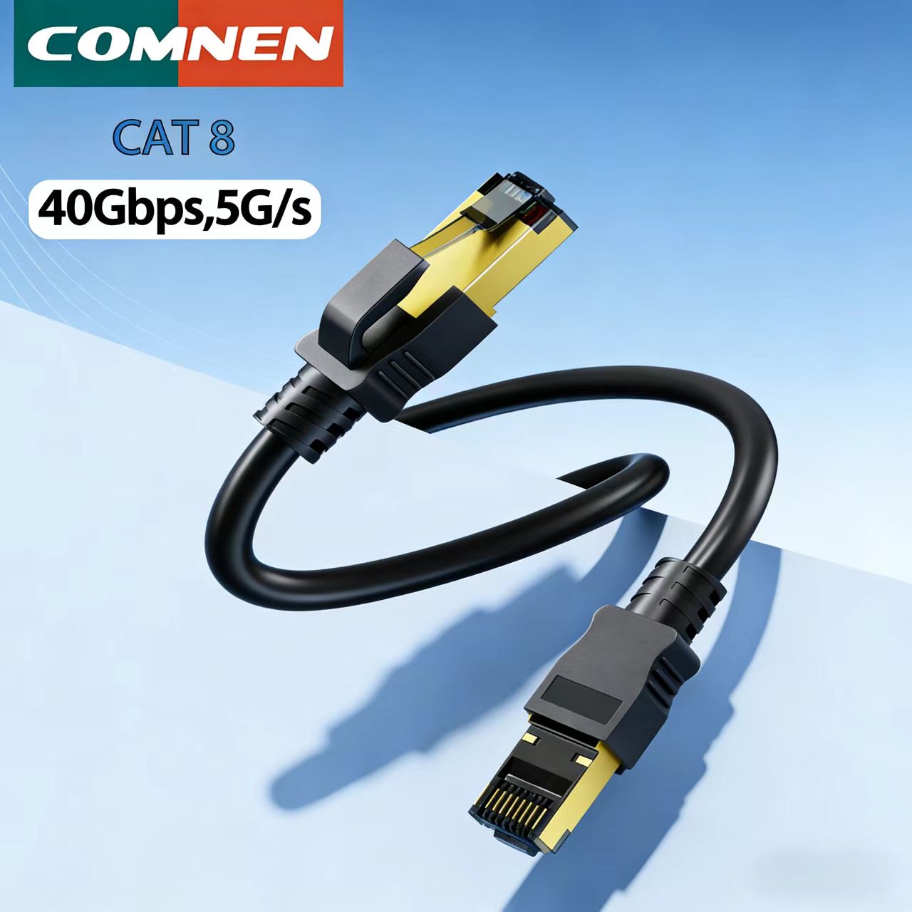Lan Cable Gaming - Cable Ethernet COMNEN 0,2-30M CAT8 40Gbps