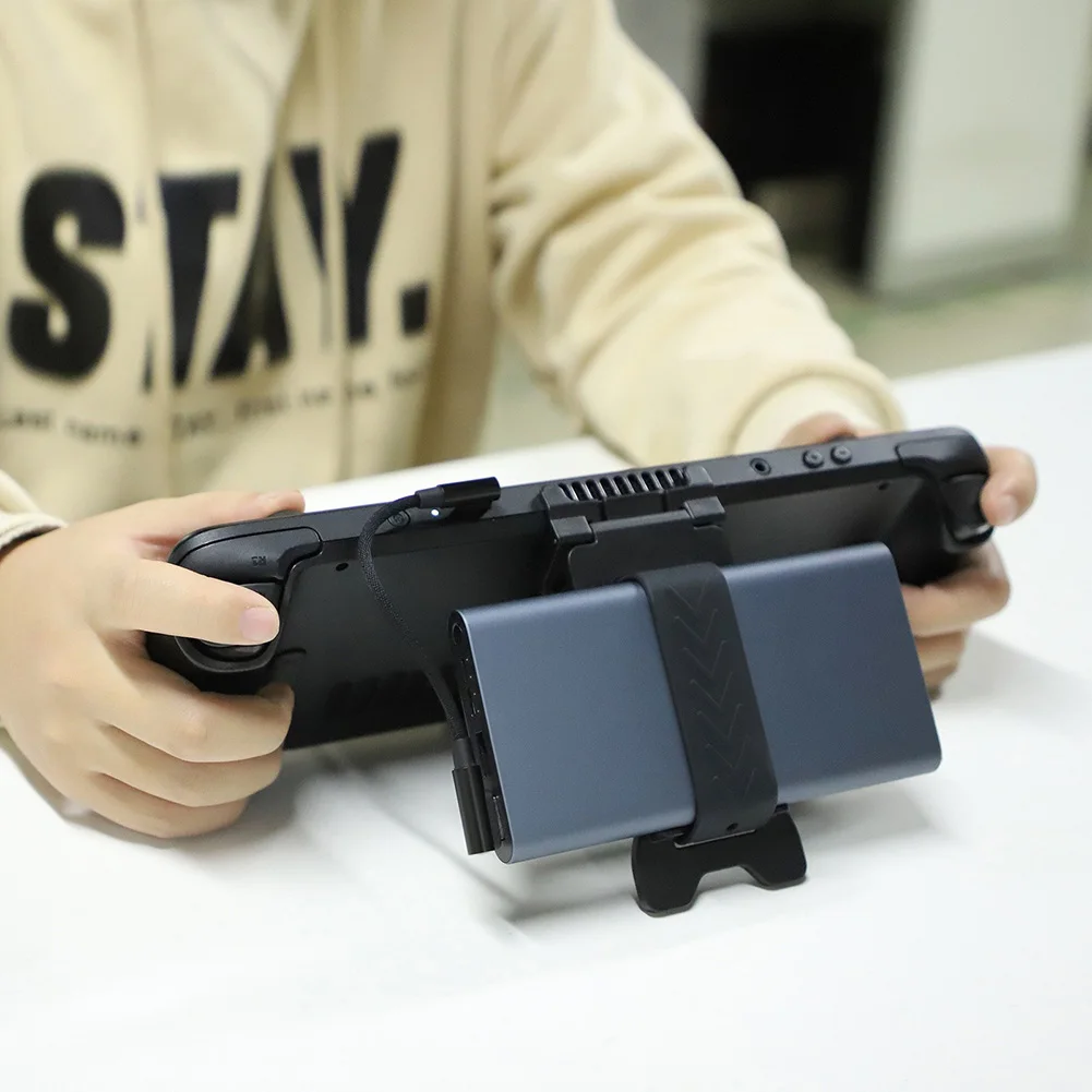 Gaming Console Steam Deck - Soporte para batería externa para consola