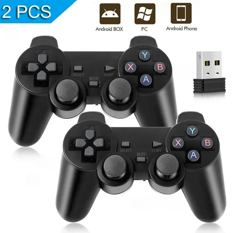 Gaming Console Cabinet - Controlador de Joystick Inalámbrico USB 2.4G