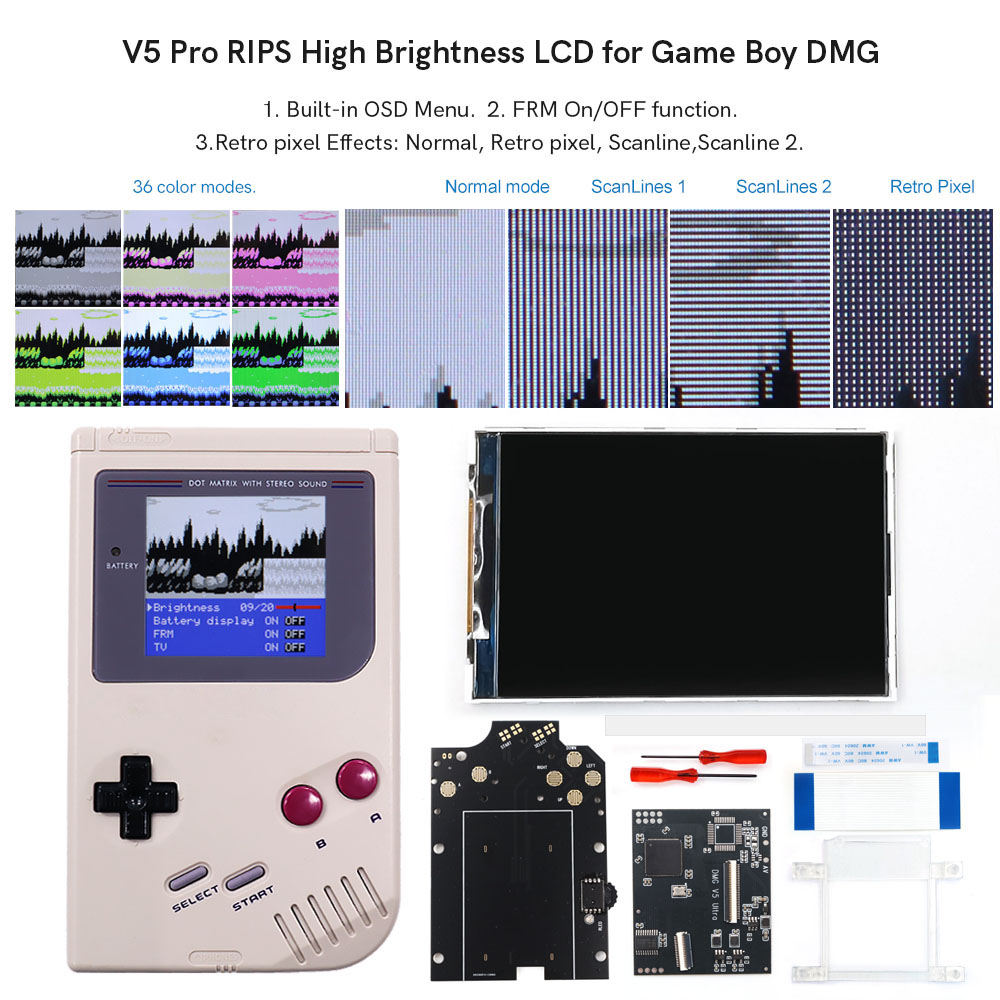 Gaming Console Gp Pro - HISPEEDIDO Para GB Dmg V5 Pro,