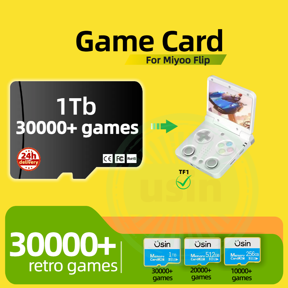 Gaming Console Handheld Retro - Tarjeta de juego para Miyoo Flip