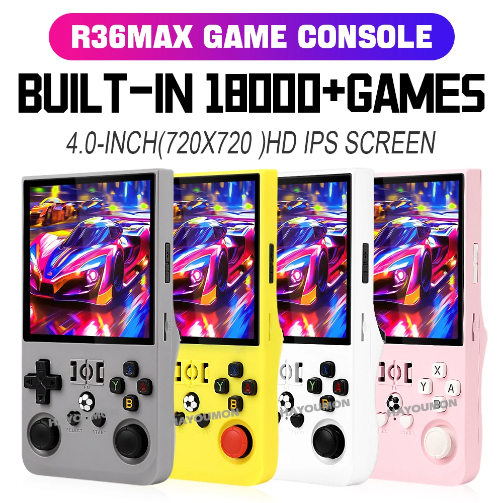 Gaming Console R36 Max - Reproductor de juegos portátil R36 Max