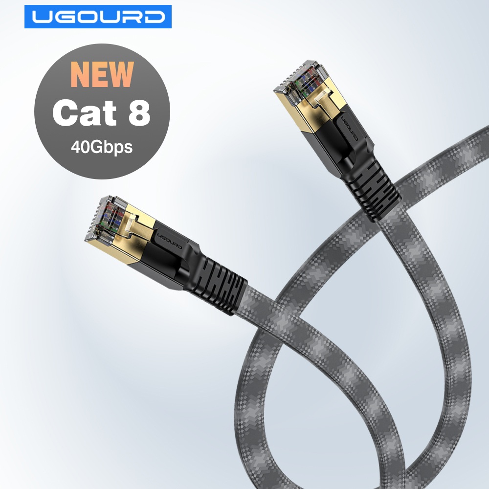 Lan Cable Gaming - Cable Ethernet Cat8 de 40 Gbps,