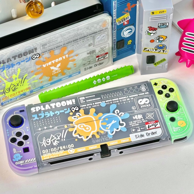 Gaming Console Games - Funda protectora fina Splatoon 3 Switch