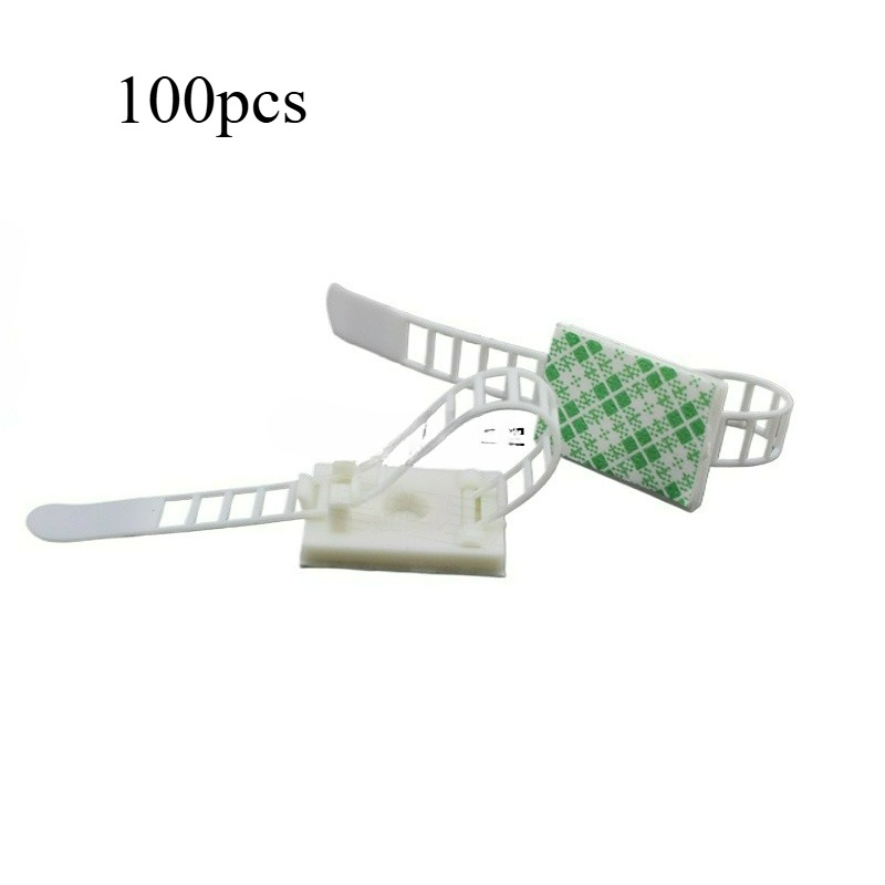 Gaming Console Years - 100 clips blancos para cables con