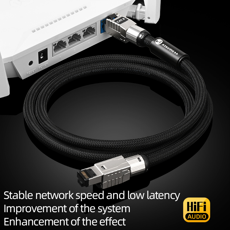 ATAUDIO CAT8 Cable de Internet - Lan Cable Gaming reseña y precio