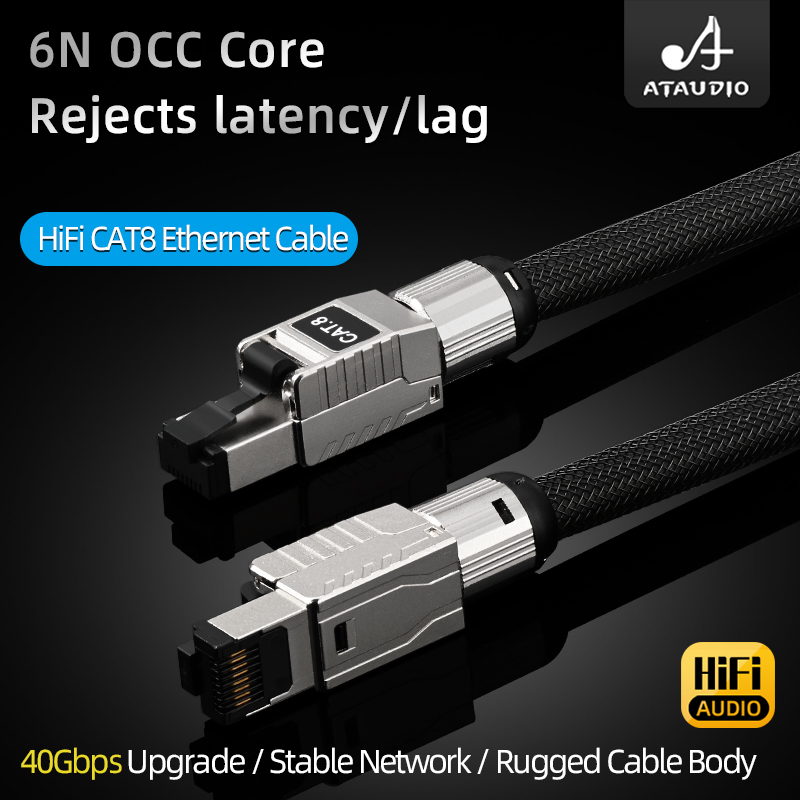 ATAUDIO CAT8 Cable de Internet - Lan Cable Gaming reseña y precio