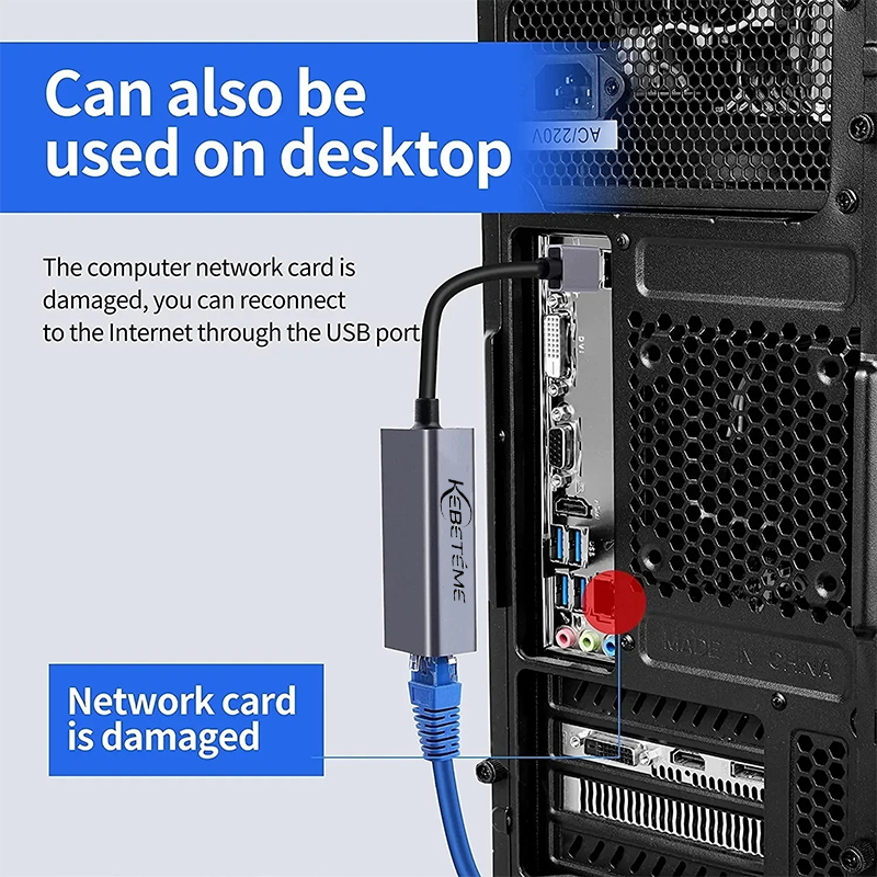 Tarjeta de red con cable de 10 - Lan Cable Gaming reseña y precio