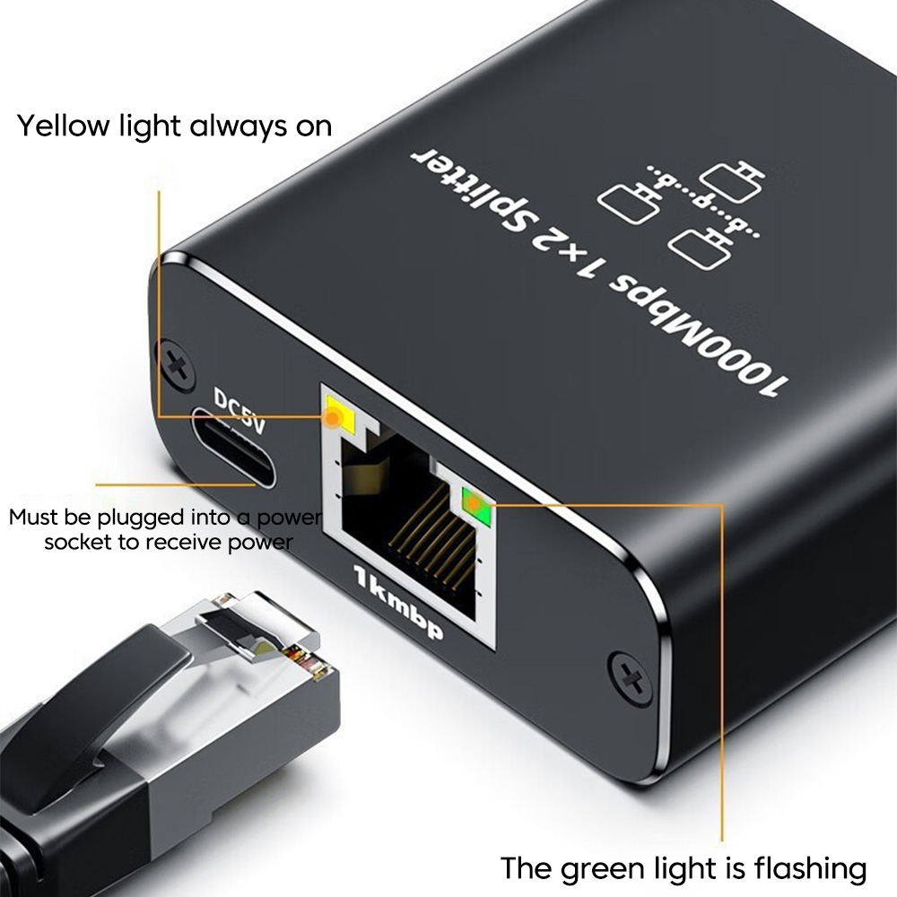 Divisor Ethernet Gigabit de 10 - Lan Cable Gaming reseña y precio