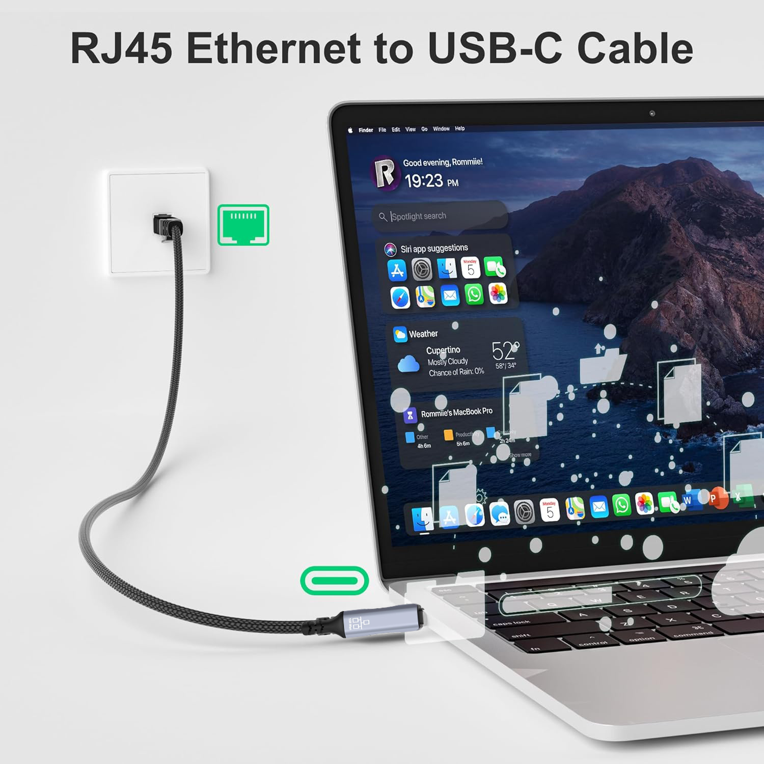 Cable trenzado de nailon con a - Lan Cable Gaming reseña y precio