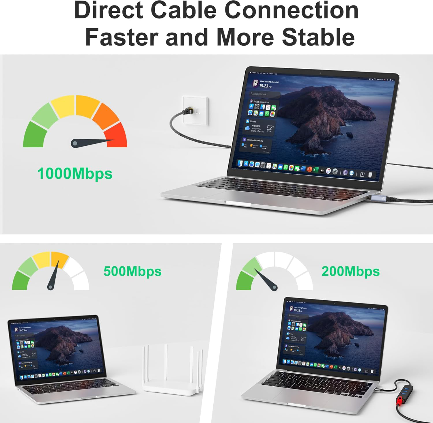 Cable trenzado de nailon con a - Lan Cable Gaming reseña y precio