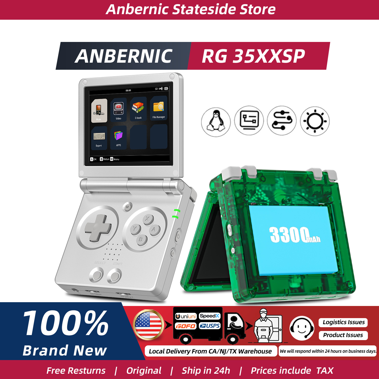 Consola de Juegos Retro ANBERN - Gaming Console Years reseña y precio