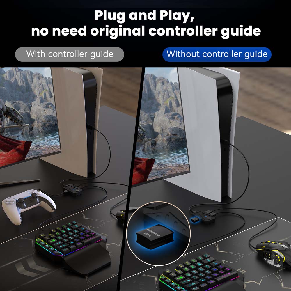 Combo de teclado y ratón para  - Gaming Console With Controller reseña y precio