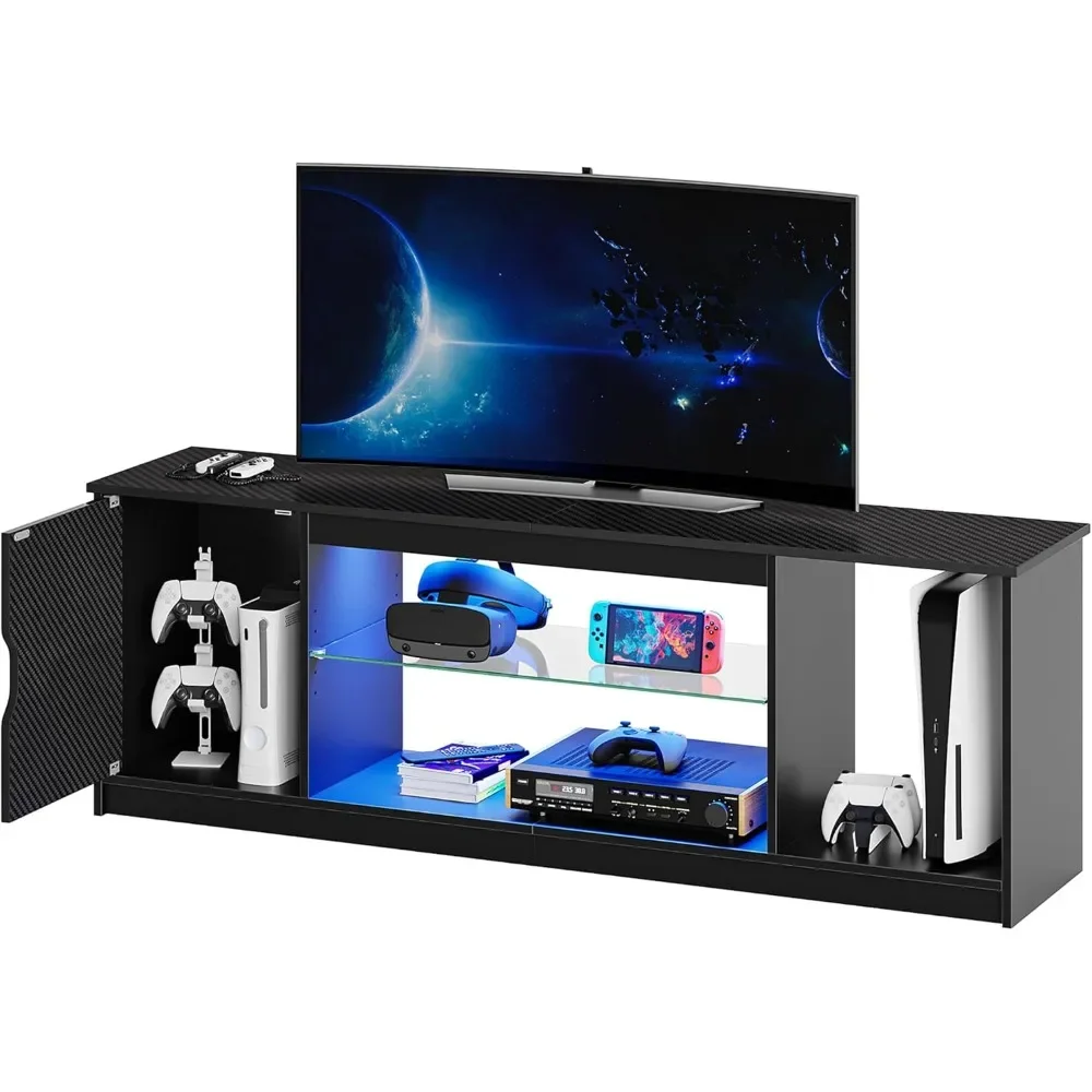 Bestier Centro de entretenimie - Gaming Console Cabinet reseña y precio