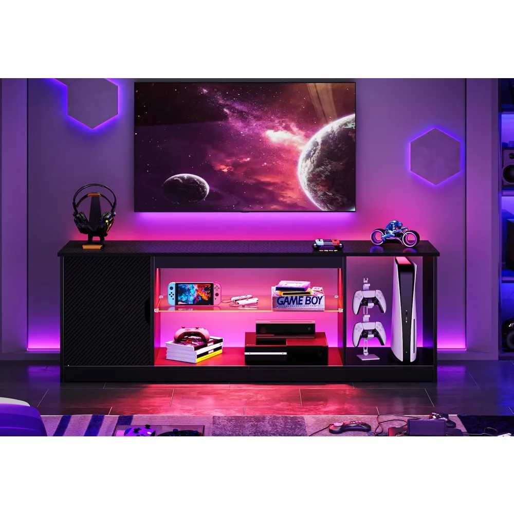 Bestier Centro de entretenimie - Gaming Console Cabinet reseña y precio