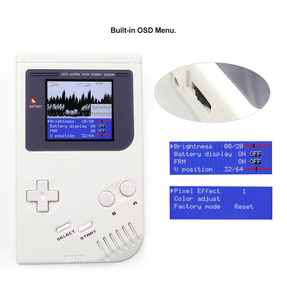 Pantalla RIPS con 36 modos de  - Gaming Console Gp Pro reseña y precio