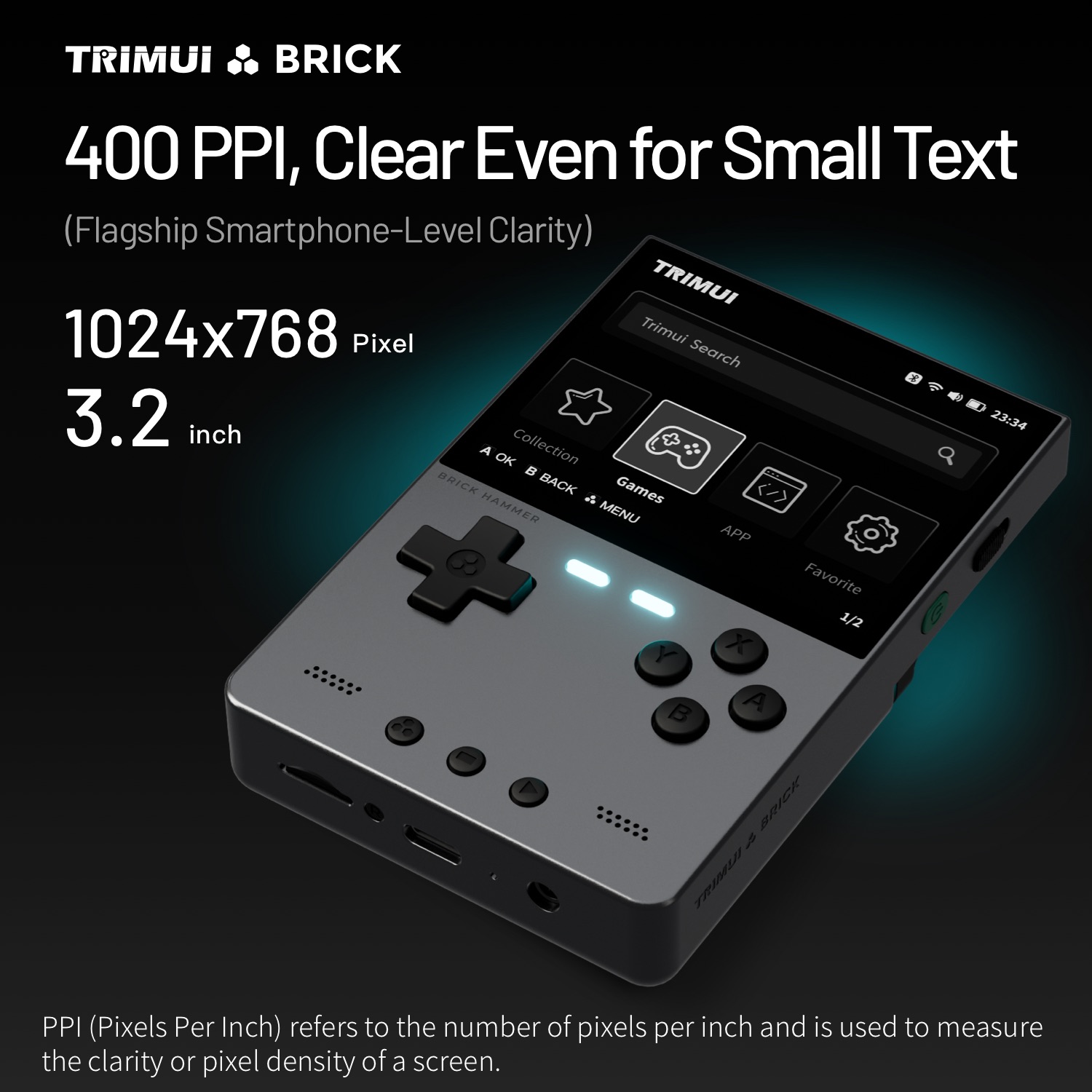 TRIMUI BRICK HAMMER-consola de - Gaming Console Handheld Retro reseña y precio
