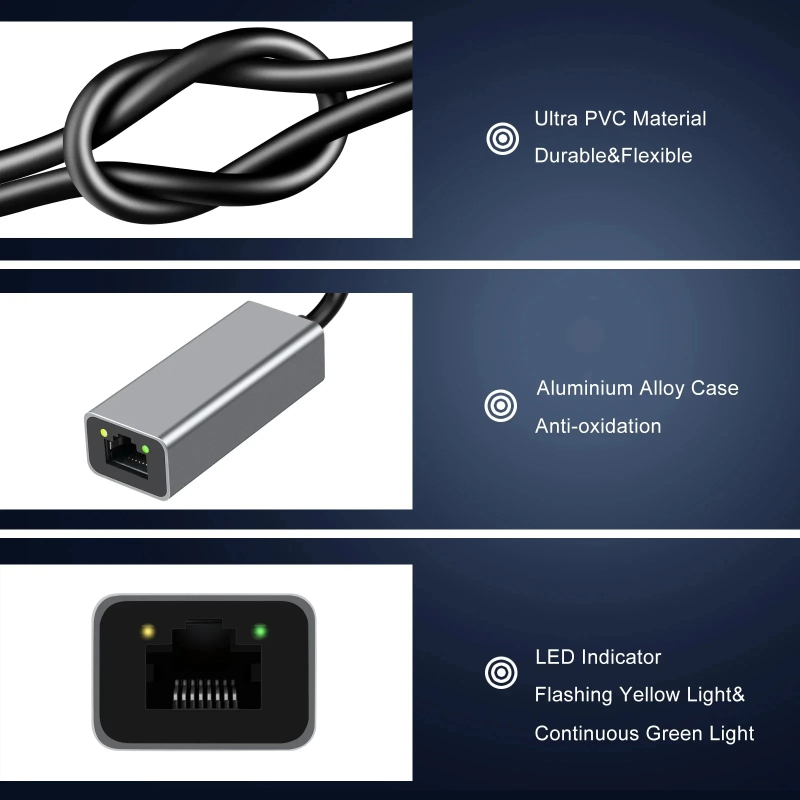 Tarjeta de red Kebidumei de 10 - Lan Cable Gaming reseña y precio