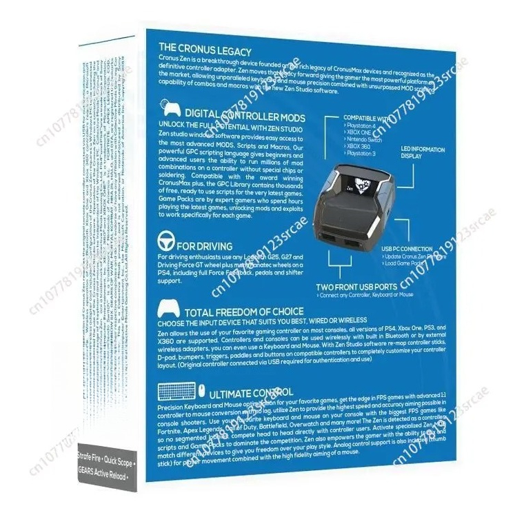 Adaptador de Juegos para PS5 C - Console Gaming Without Limits Zen reseña y precio