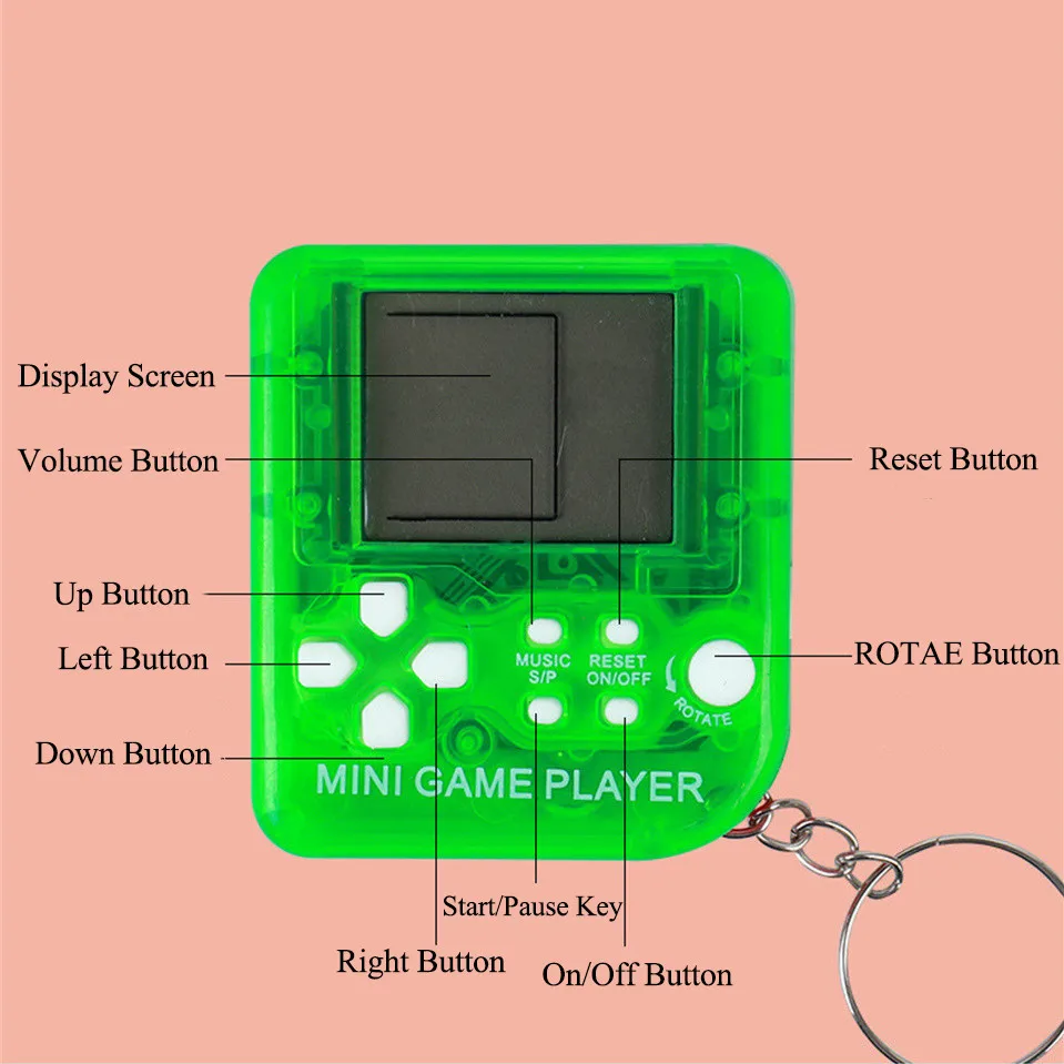 Mini jugadores de juegos portá - Gaming Console For 7 Year Old reseña y precio