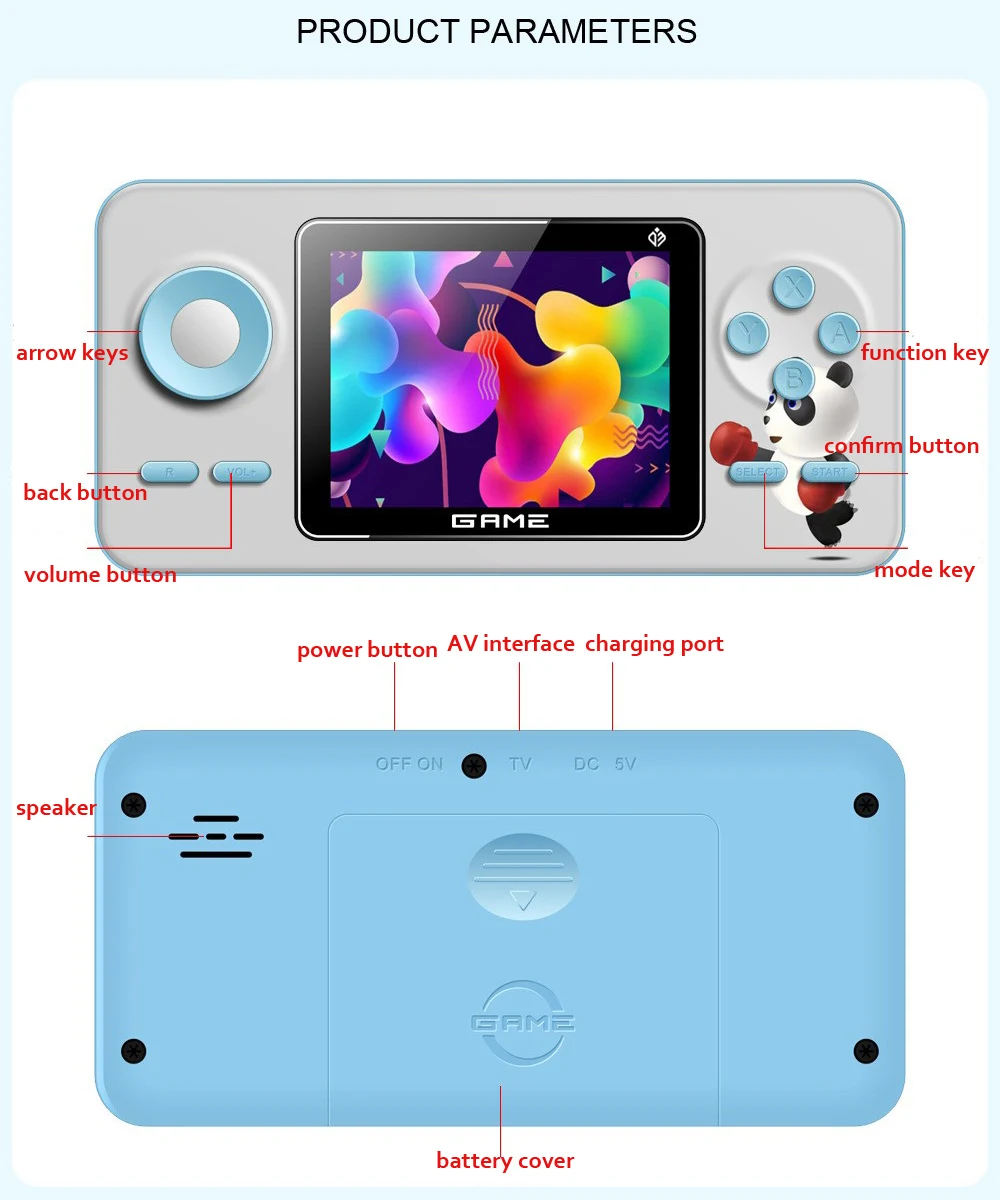 Nueva Consola de Videojuegos R - Gaming Console For 7 Year Old reseña y precio
