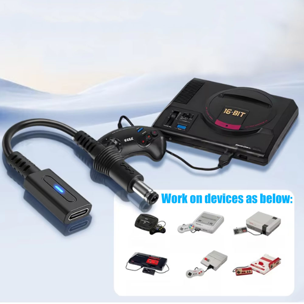 Cable de alimentación PD tipo  - Gaming Console With Controller reseña y precio